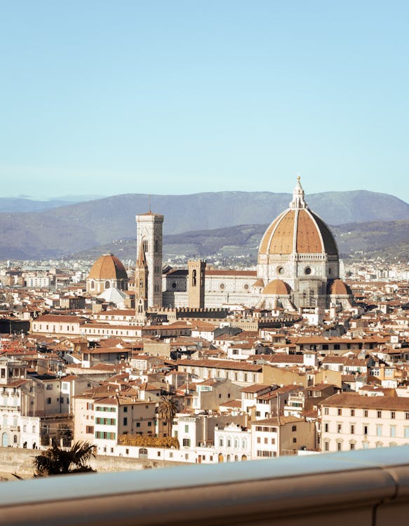 Florence Cathedral over City Buildings