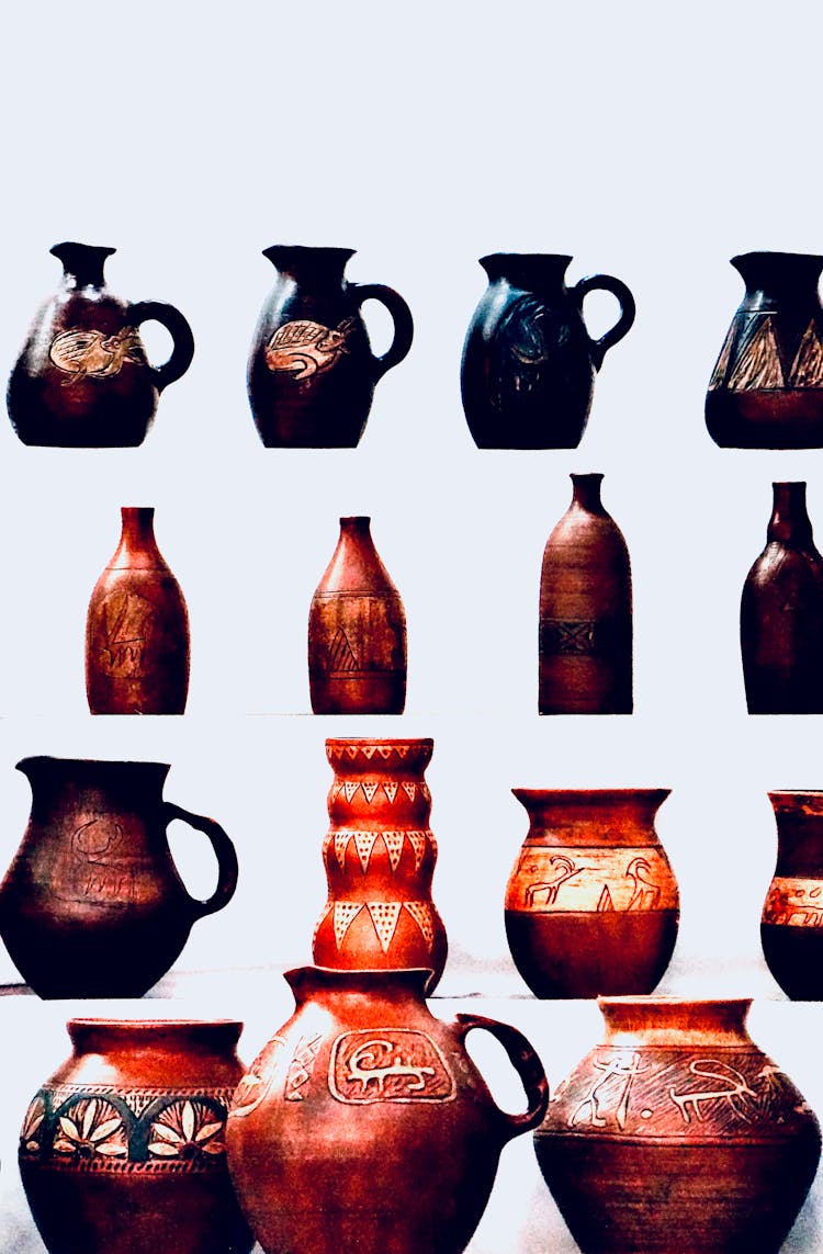 A Collection Of Antique Pottery 