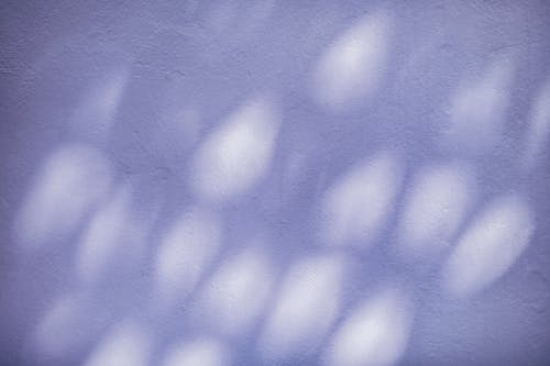 Specks of Light on Blue Wall