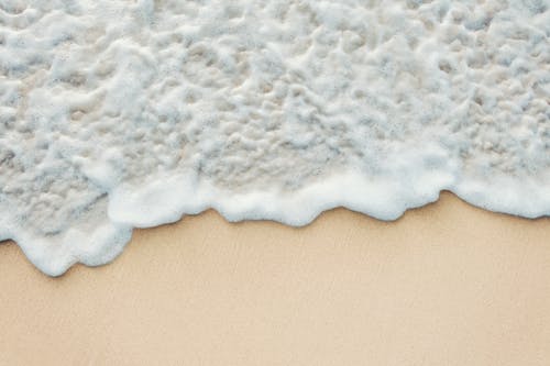 Water Foam on Sea Shore