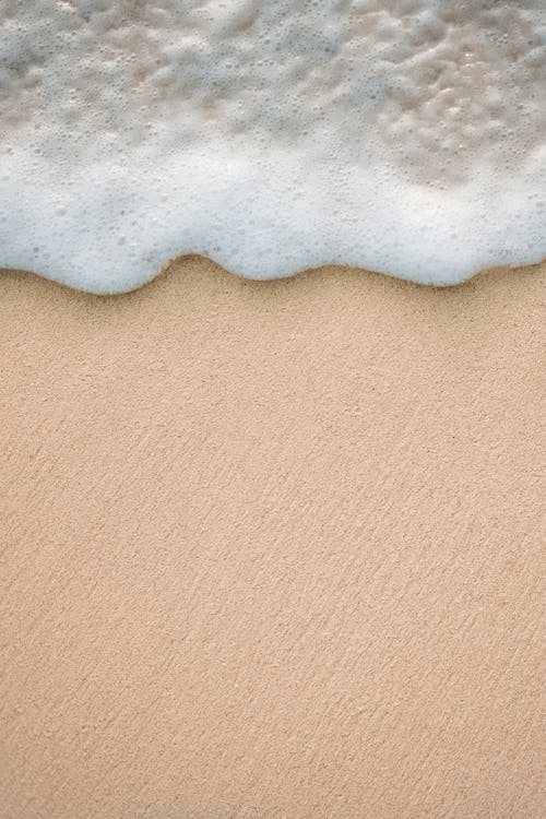 Foam on Sand