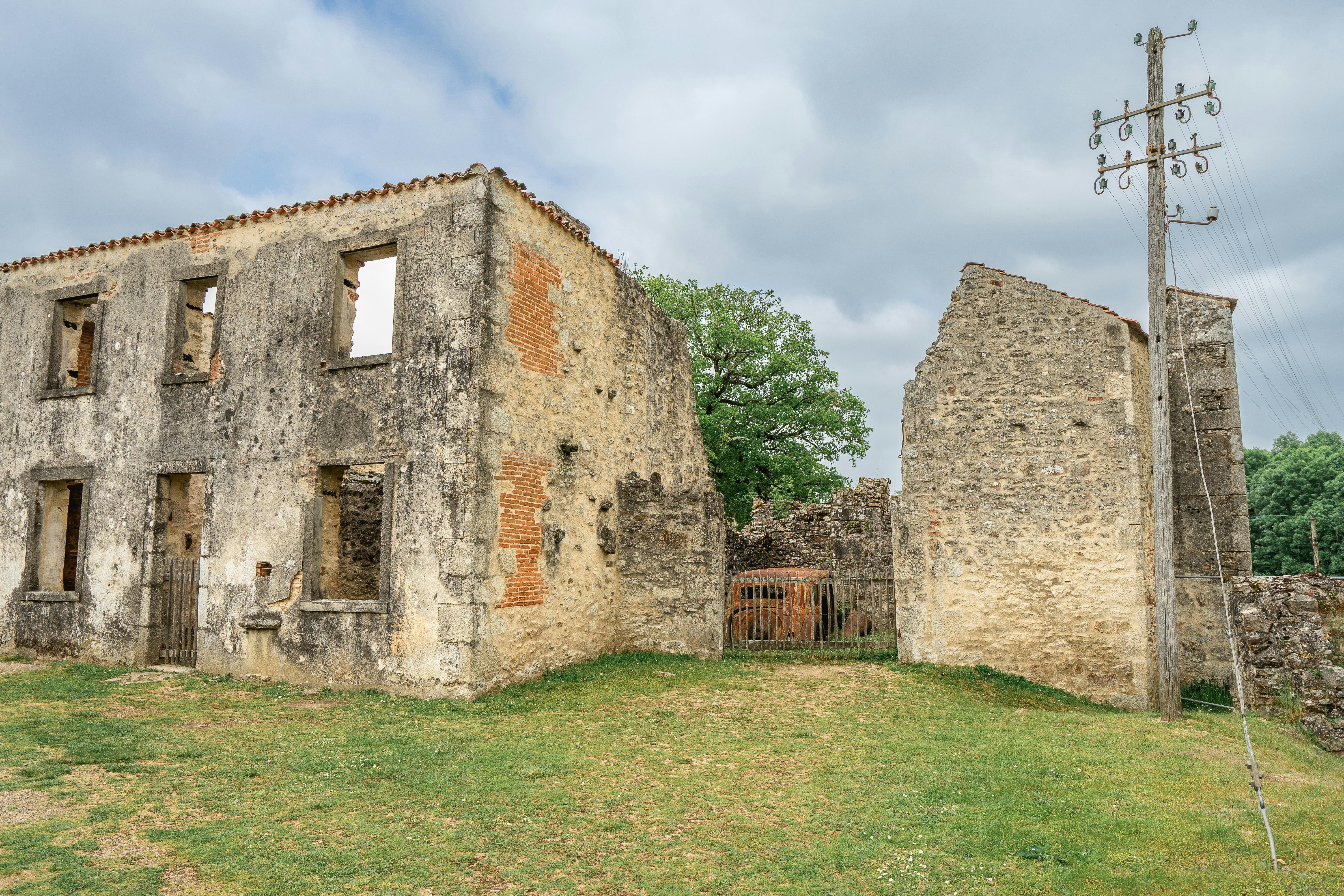 Abandoned Village Ruins Oradour-sur-Glane France