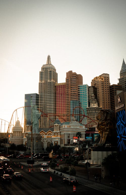 Free New York New York Casino in Las Vegas Stock Photo