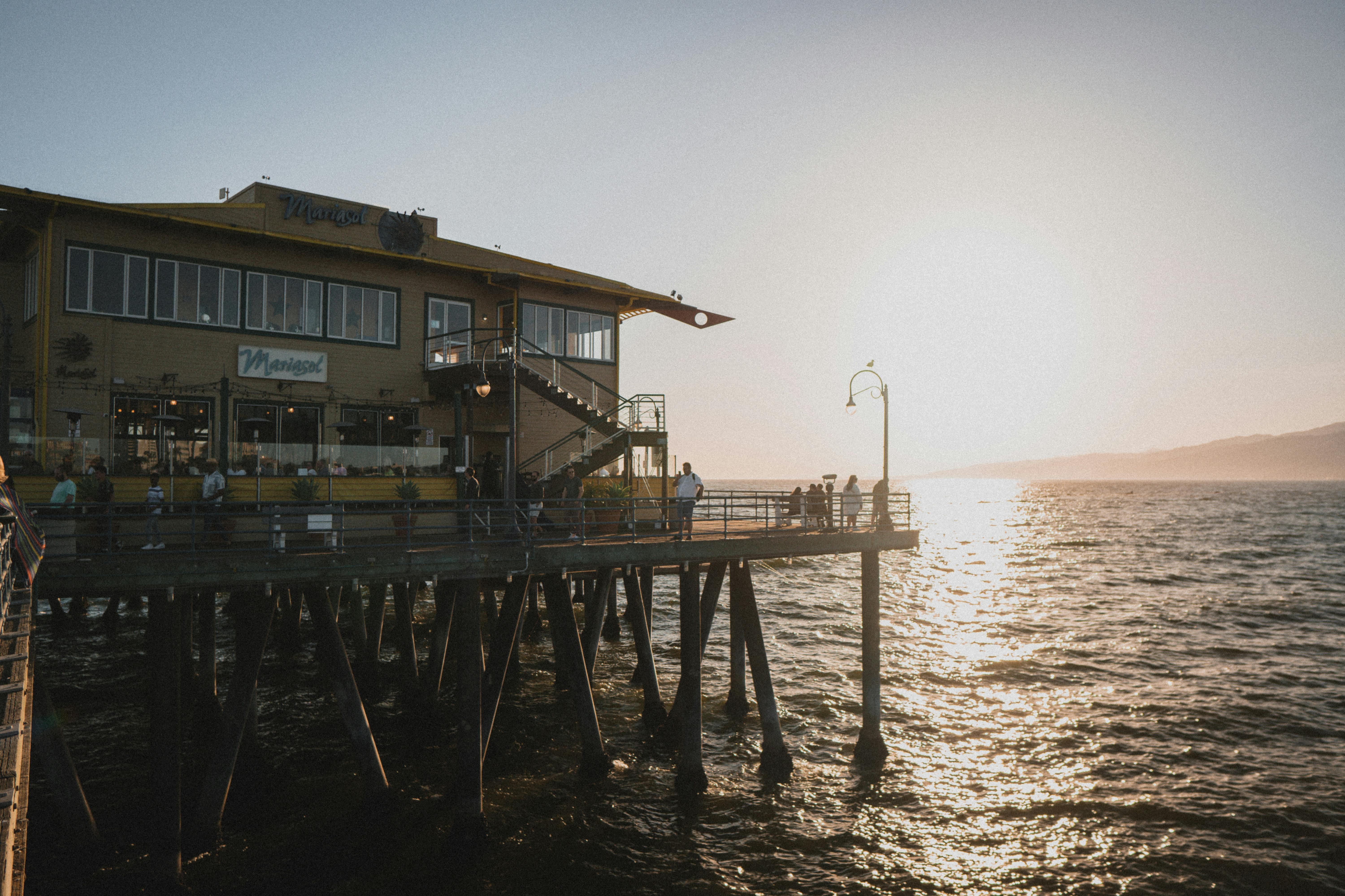 The Santa Monica Pier During Sunset · Free Stock Photo The Santa Monica Pier During Sunset · Free Stock Photo