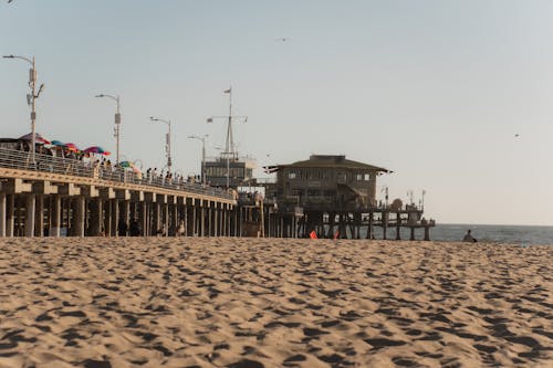 Ảnh lưu trữ miễn phí về bến tàu santa monica, bờ biển, california