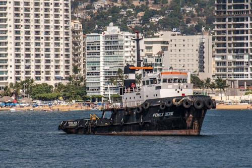 Trawler on Sea Coast