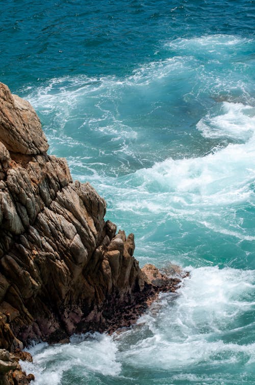 Foto profissional grátis de azul, corroído, mar