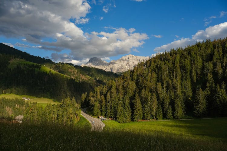 A Road In Mountains 