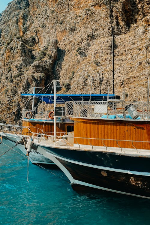 Photo of a Fishing Boat in a Harbor 