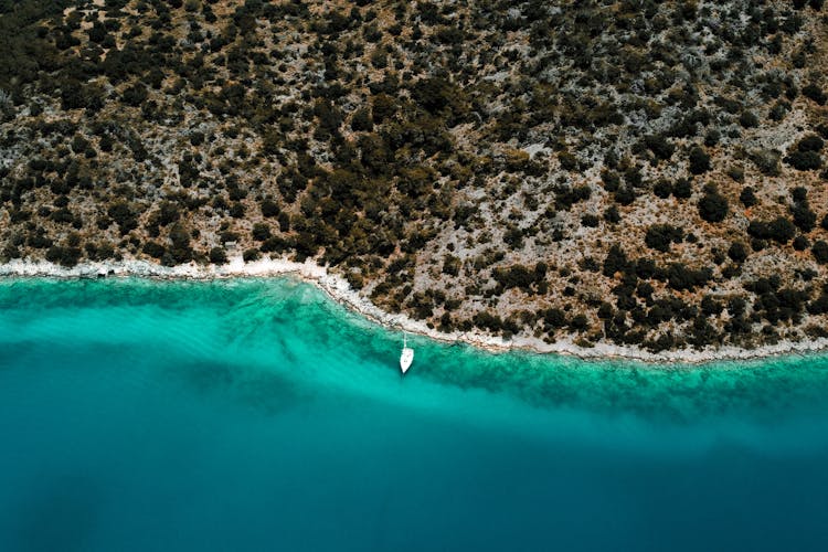 Aerial View Of The Coastline 