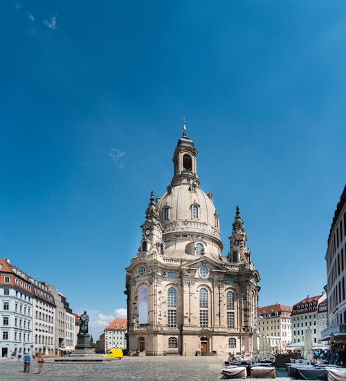 Gratis arkivbilde med aan lichtbak toevoegen, bytorg, dresden frauenkirche