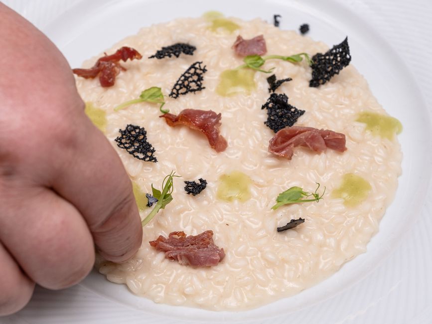 grana padano risotto