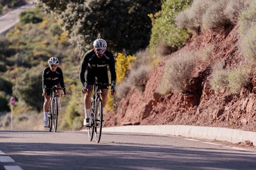 Man on Road Bike