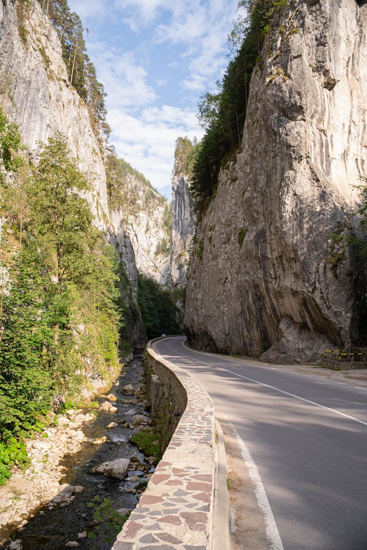 A Road In Mountains 