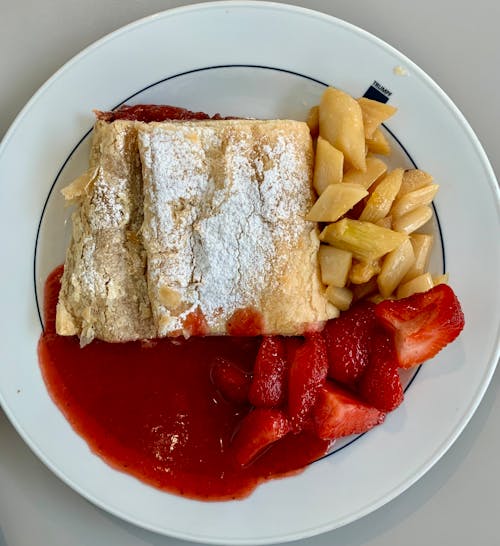 Sweet Snack with Strawberries