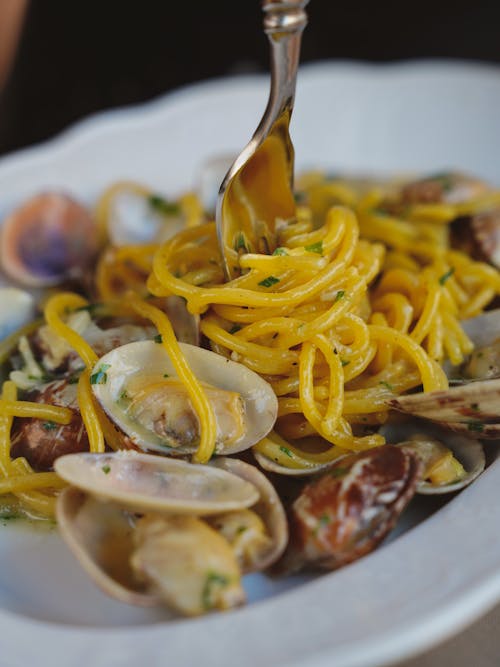 Pasta with Oysters 