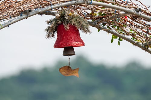Decorative Bell with Fish