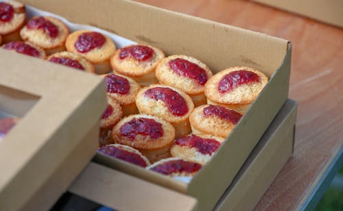 A Box with Pastry 