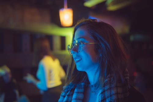 Free stock photo of beautiful, girl, neon