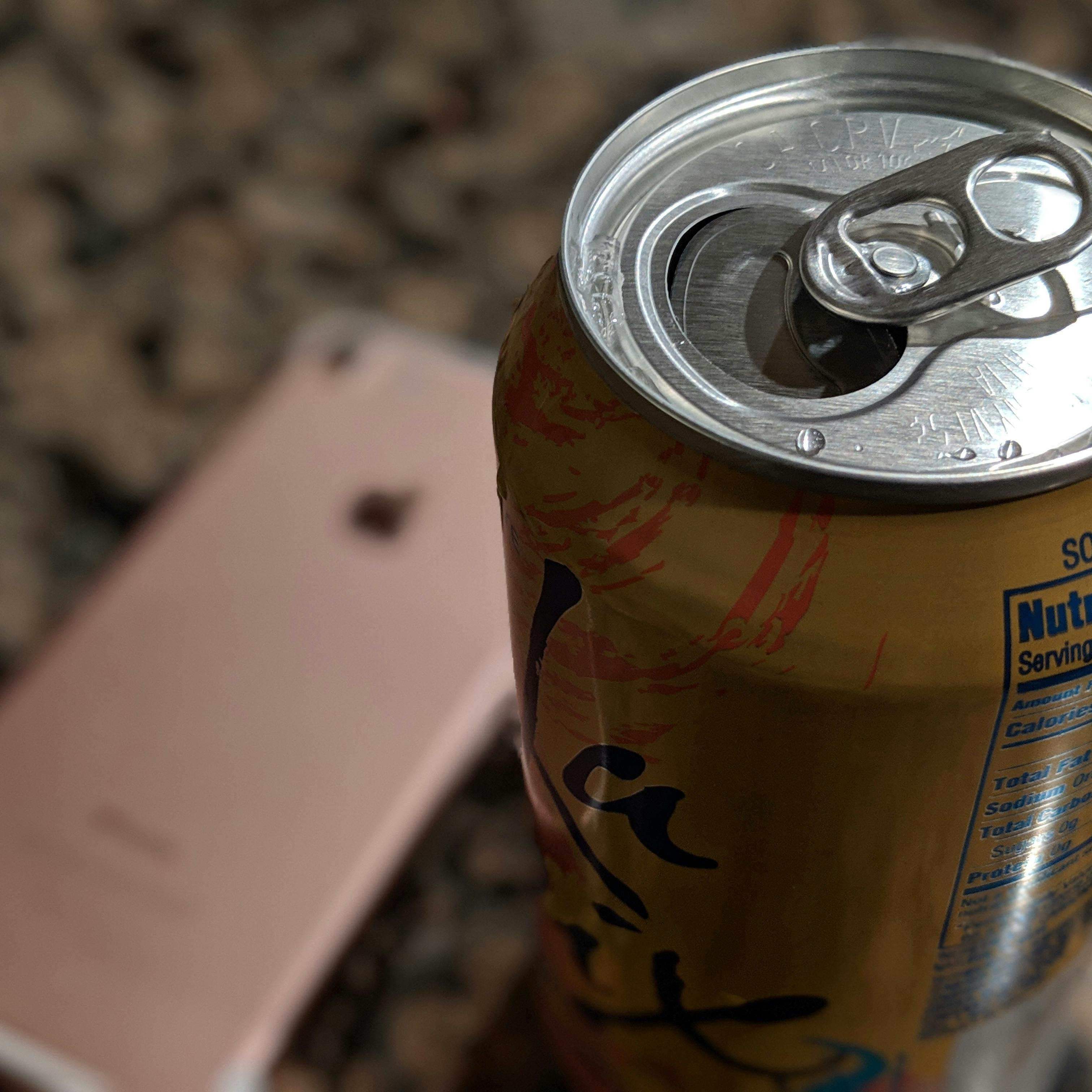 Free stock photo of iphone, smartphone, soda
