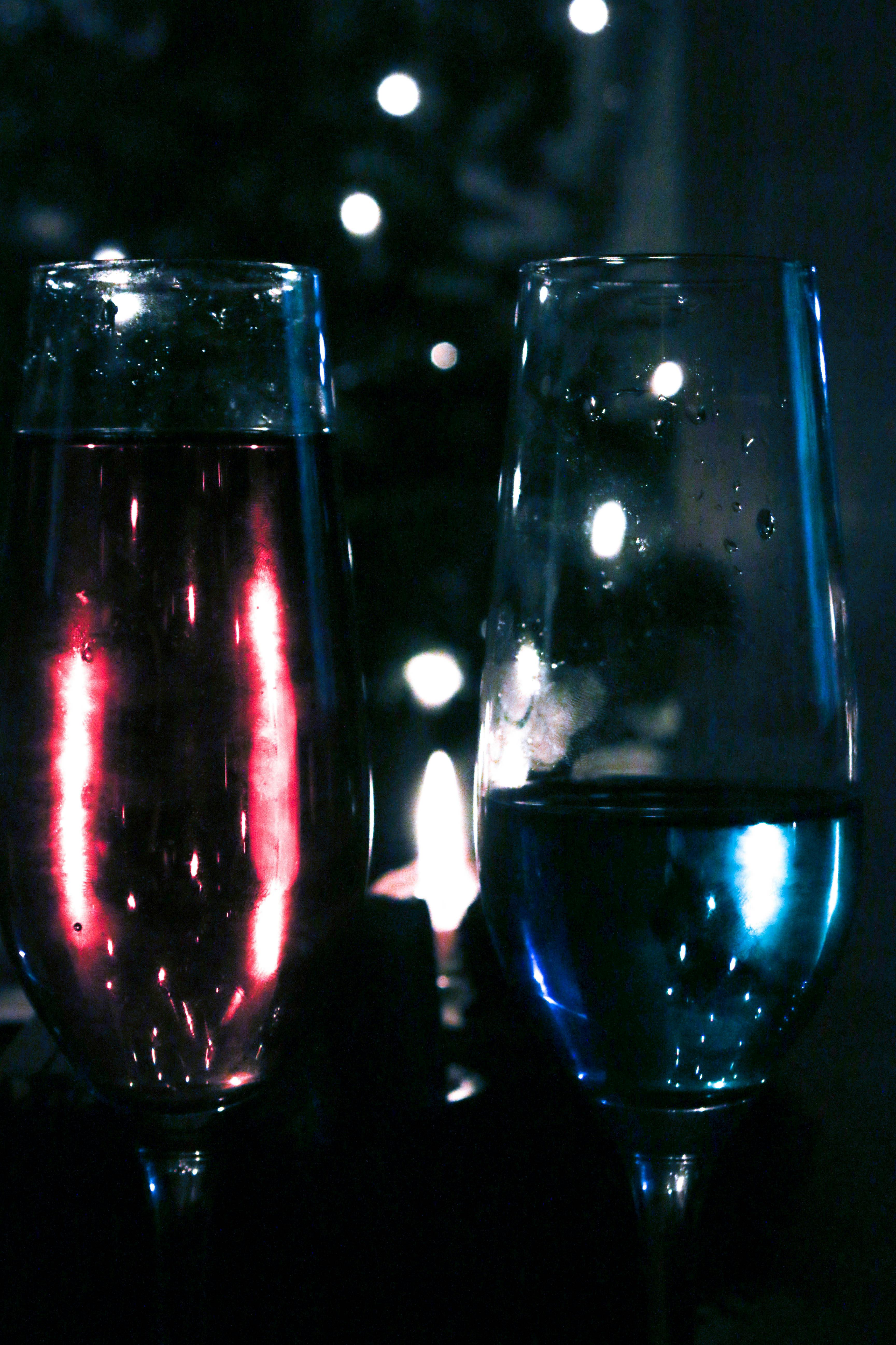 Free stock photo of christmas, sparkling wine, stained glass