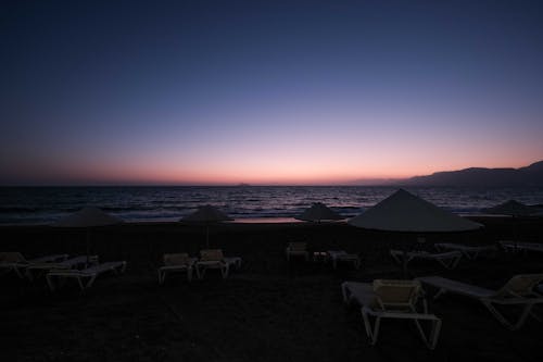 Бесплатное стоковое фото с береговая линия, восход, горизонт