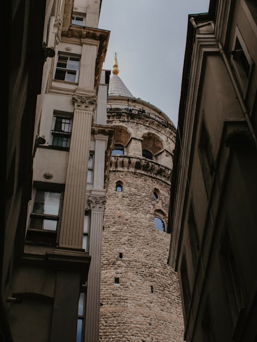 Fotobanka s bezplatnými fotkami na tému budovy, fasády, galata veža