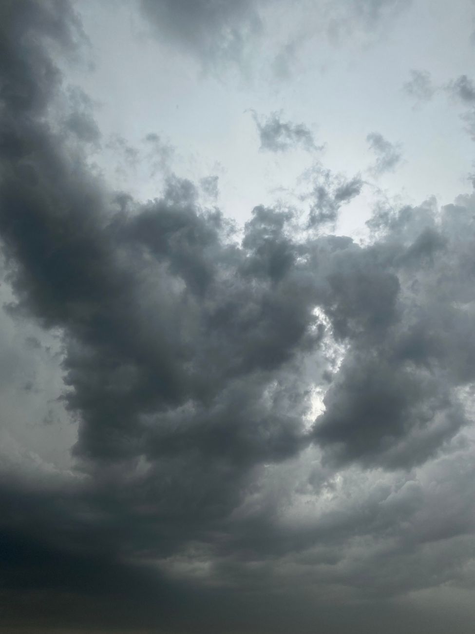 Dark and dramatic storm clouds forming an intense skyview.. dark, dramatic, storm