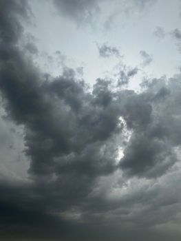 Dark and dramatic storm clouds forming an intense skyview.. dark, dramatic, storm