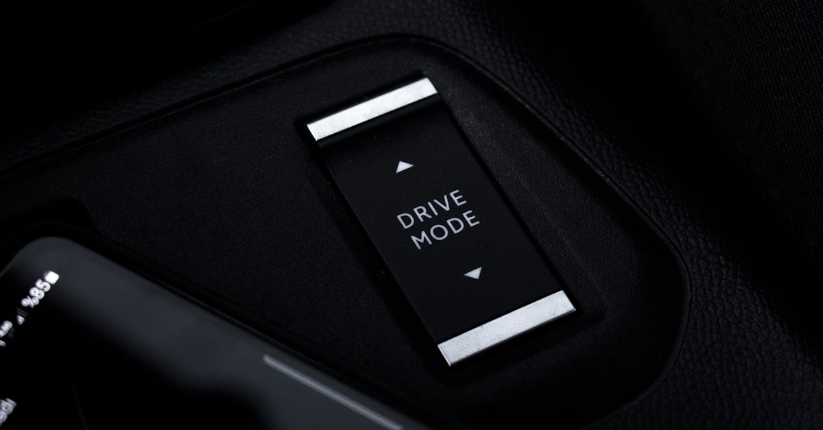 Drive Mode in Car · Free Stock Photo
