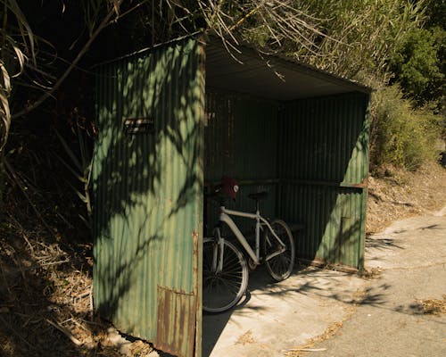 Bicycle at Bus Stop