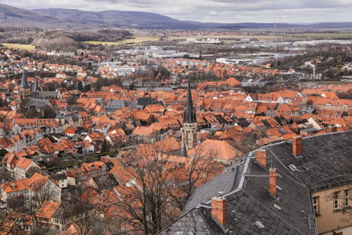 Birds Eye View of Wernigerode Town