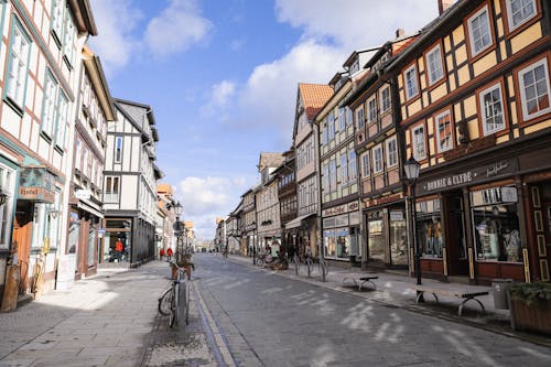 Street in Old Town in Wernigerode 