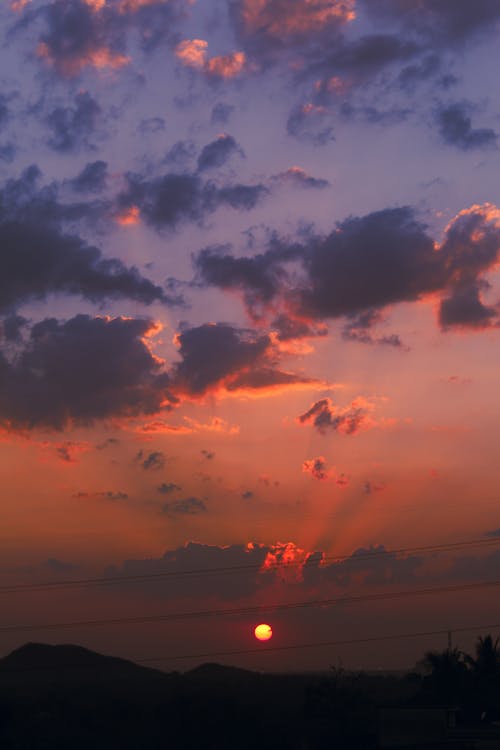 Бесплатное стоковое фото с вечер, вечер-небо, живописное небо