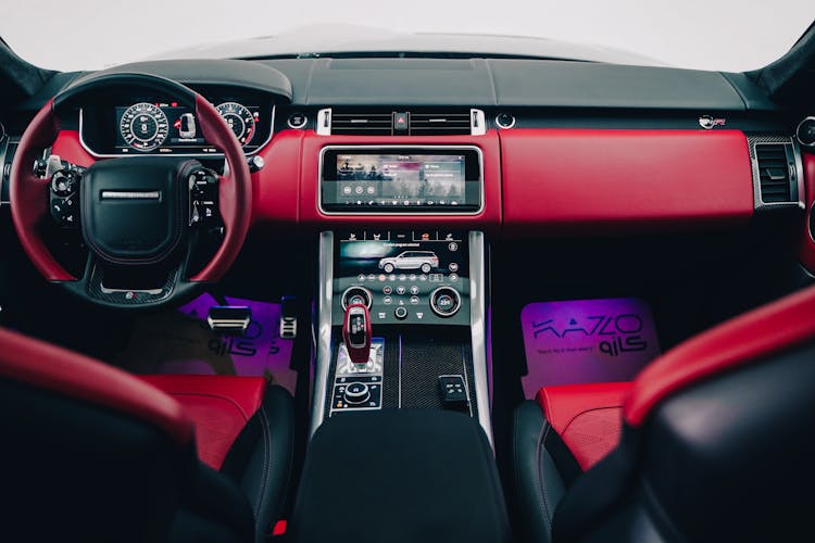 Interior Of Luxury Car