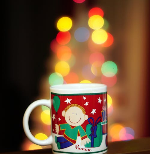 Free stock photo of christmas, coffee cup