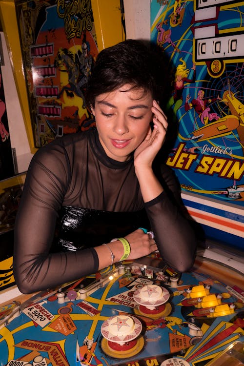 Portrait of Woman in a Casino 