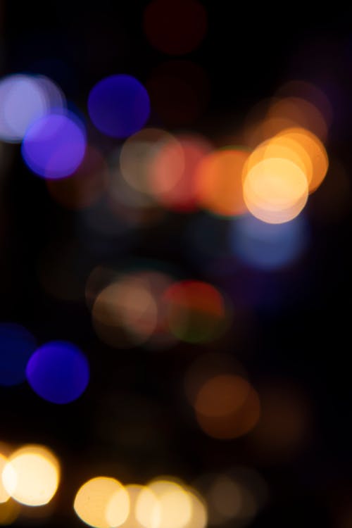 Defocused Photo of Colorful Lights 