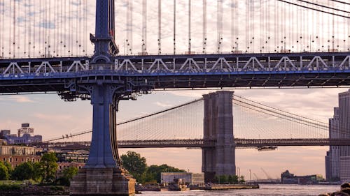 Základová fotografie zdarma na téma brooklyn, brooklynský most, Manhattan
