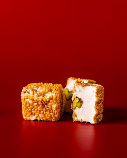 Close-up of Slices of Baklava