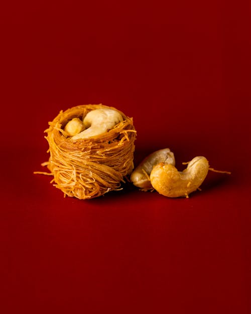 Close-up of Kadayif Baklava