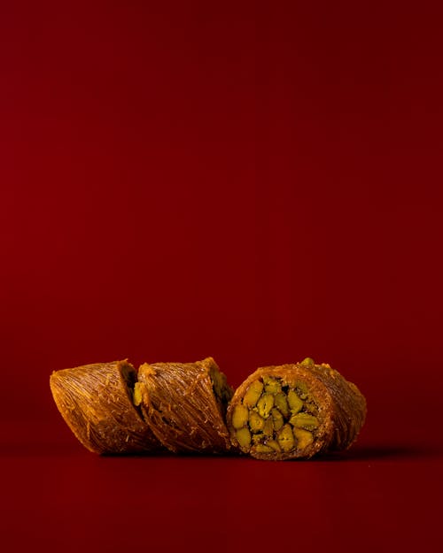 Close-up of Kadayif Baklava