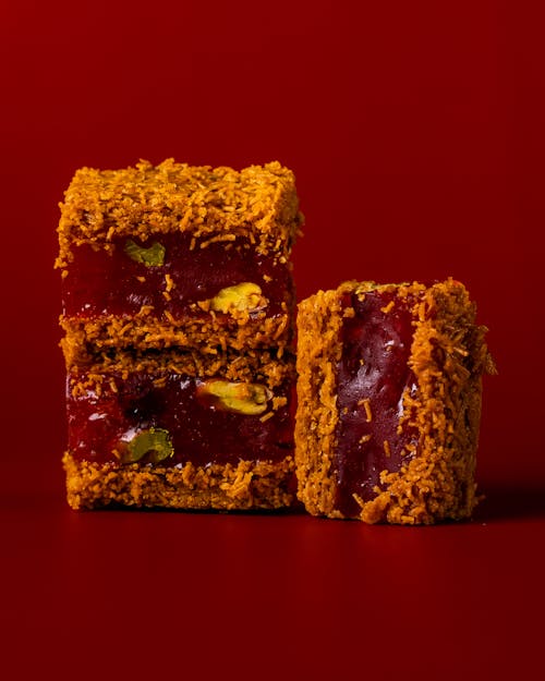 Close-up of Slices of Baklava