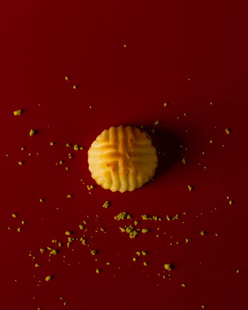 Close-up of a Shortbread Cookie