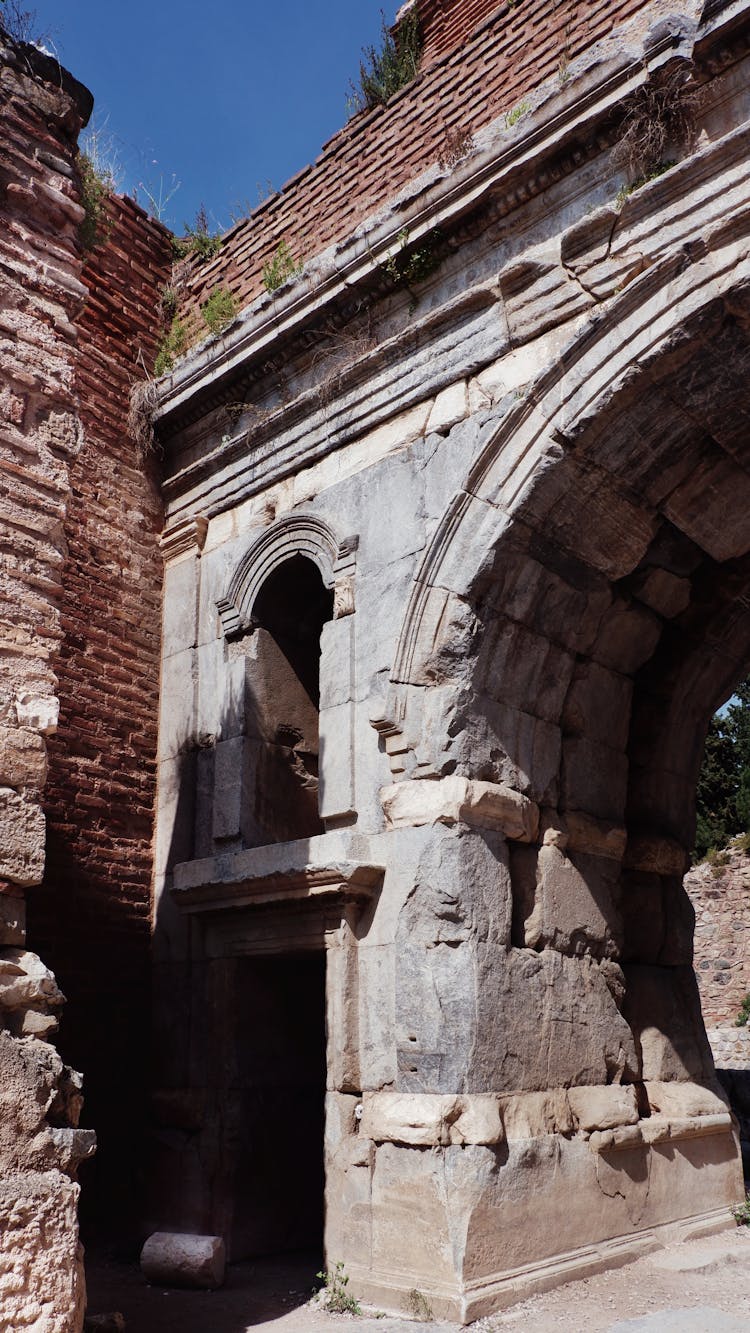 An Old Stone Arch Gate 