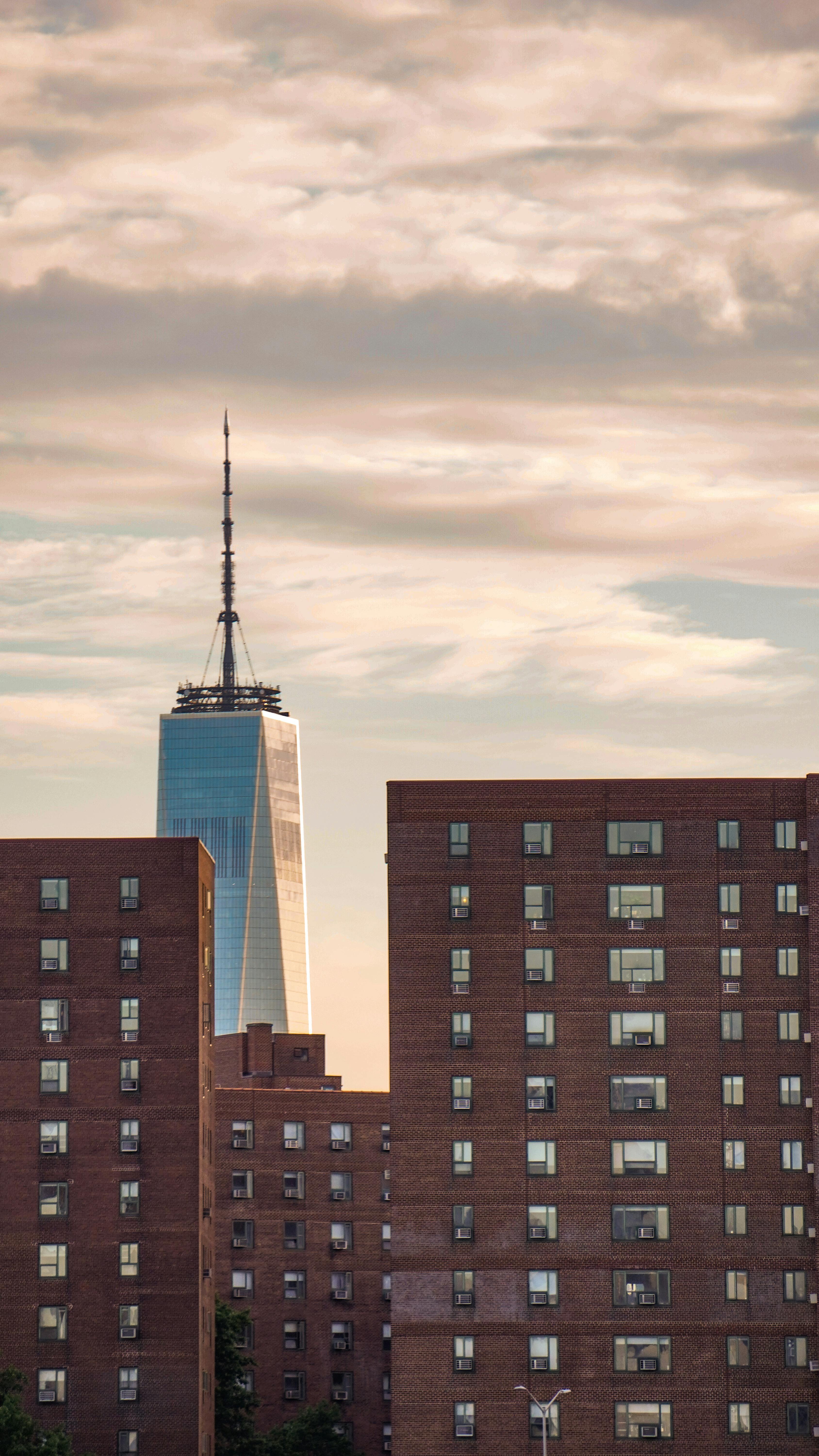 view of apartment blocks and the