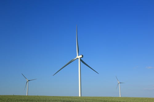 Wind Turbines in the Field 