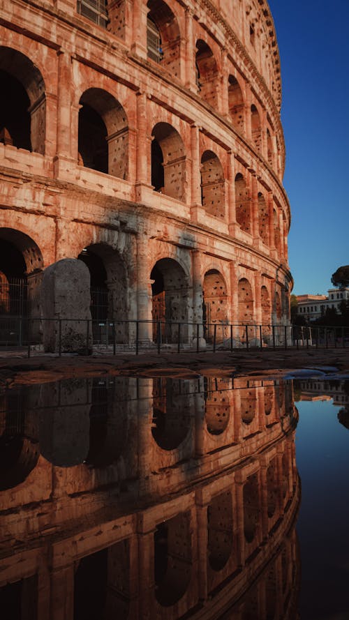 Foto stok gratis Colosseum, itali, kerusakan tua