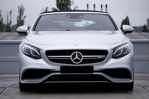  View of a Mercedes-Benz S63 AMG on a Parking Lot 