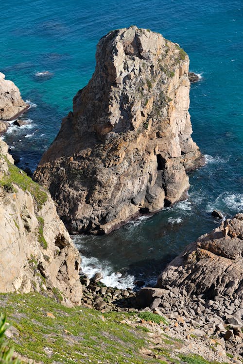 Foto d'estoc gratuïta de cabo da roca, costa atlàntica, formació rocosa